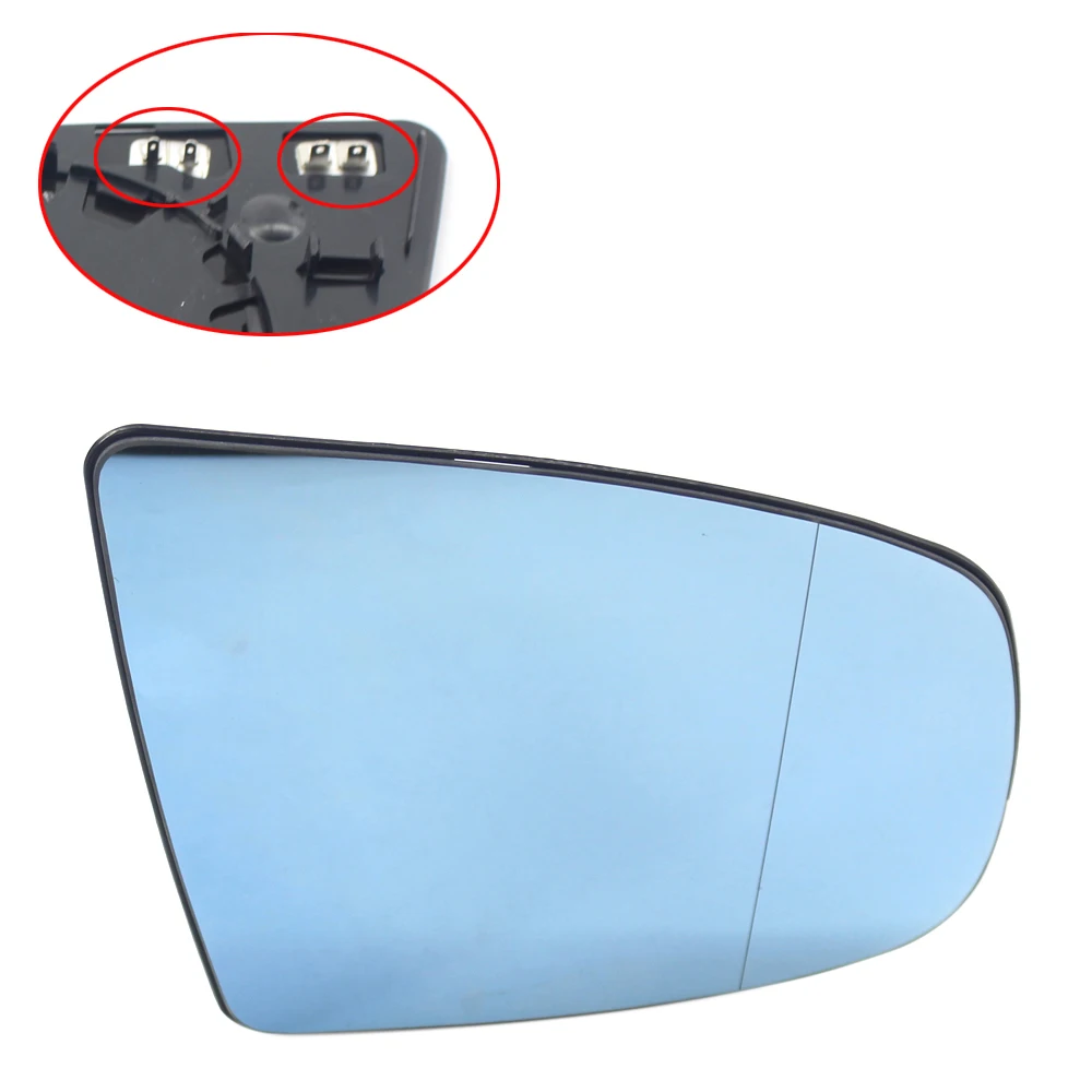 Левая Боковая дверь Автомобильное зеркало заднего вида с подогревом стекло