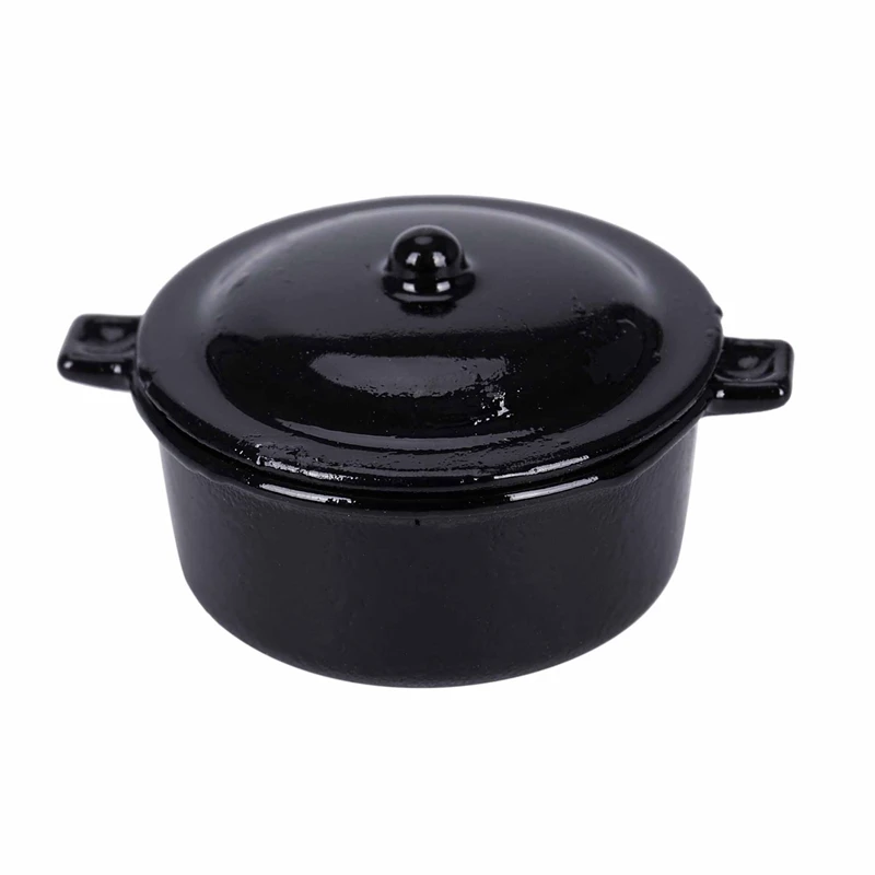 Кукольный домик миниатюрная кухонная утварь посуда кастрюля тарелка для тушения