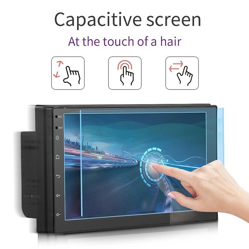 Android 10 Универсальный 2 Din 7 дюймов Автомобильный стерео радио GPS Wifi плеер для Beetle Golf