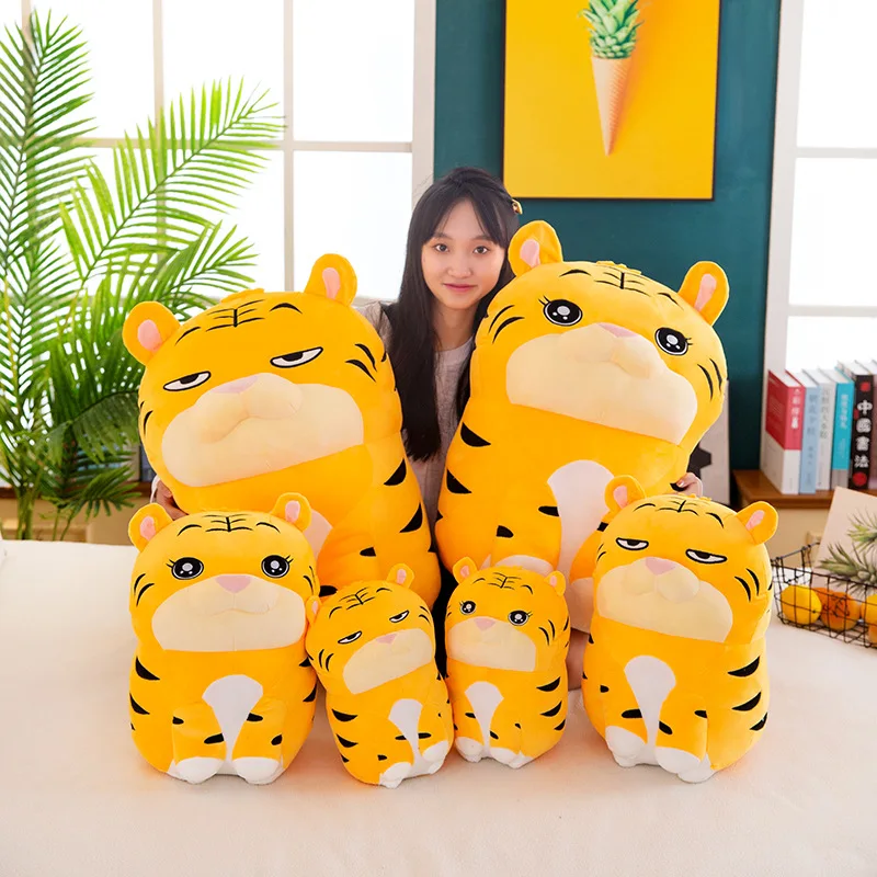 

30/45 см Kawaii Tiger Мультяшные плюшевые игрушки мягкие креативные животные подушка кукла на день рождения для друга детский подарок для малышей