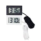 Мини-цифровой термометр, электронный зонд, 100% новый высококачественный ЖК-дисплей для внутреннего использования, удобный сенсор аквариума