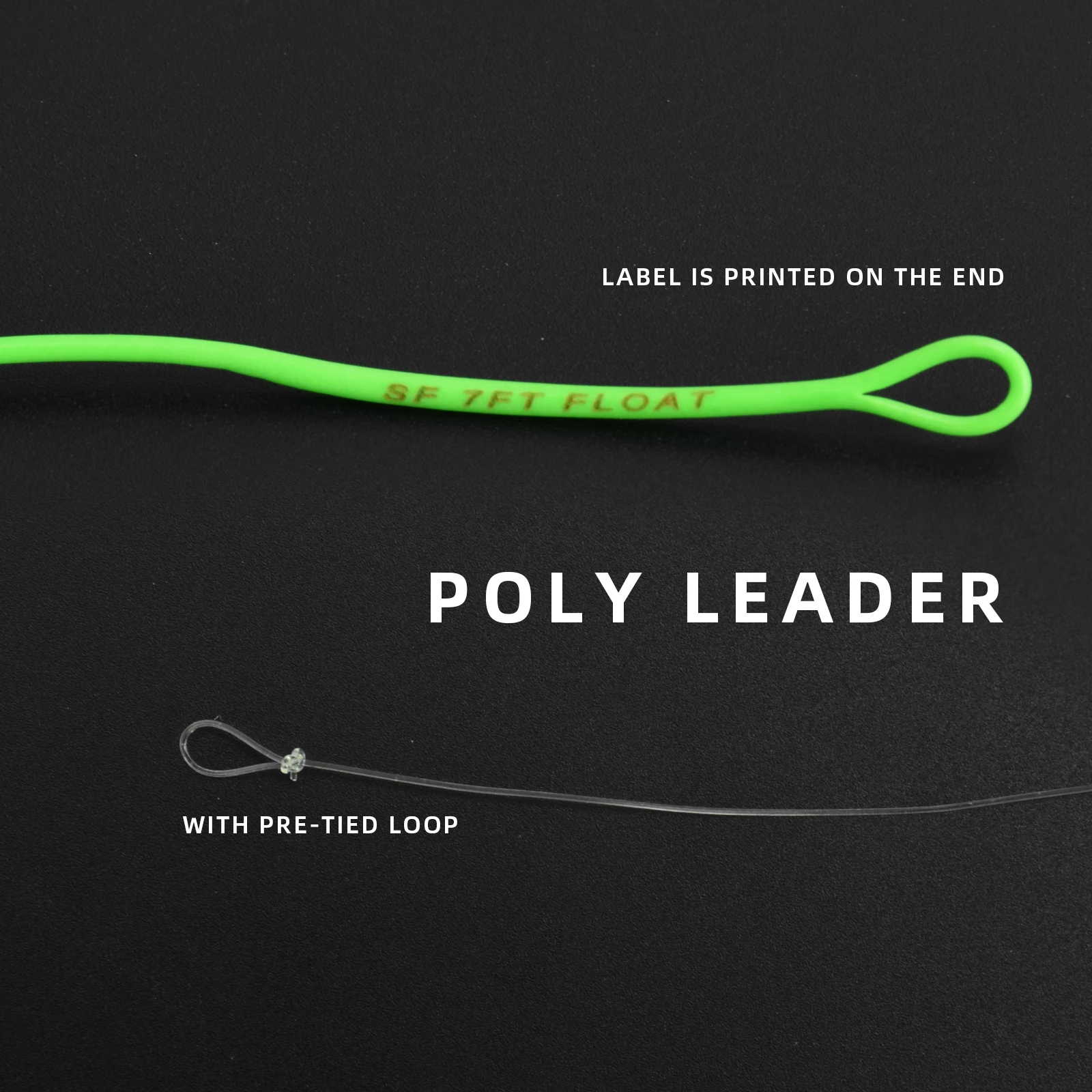 Нахлыстовая леска SF Polyleader однонитевая для ловли нахлыстом 7-дюймовой форели 7FT |