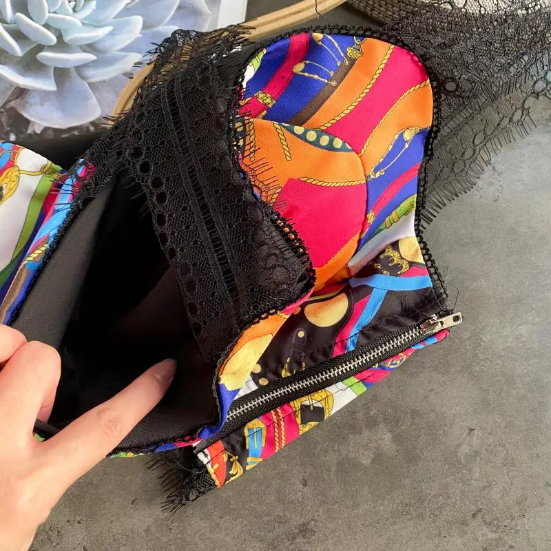 

Sexy Ladies Soft Lace Spaghetti Strap Vigorous Color Bra Top Women Chic Short Top