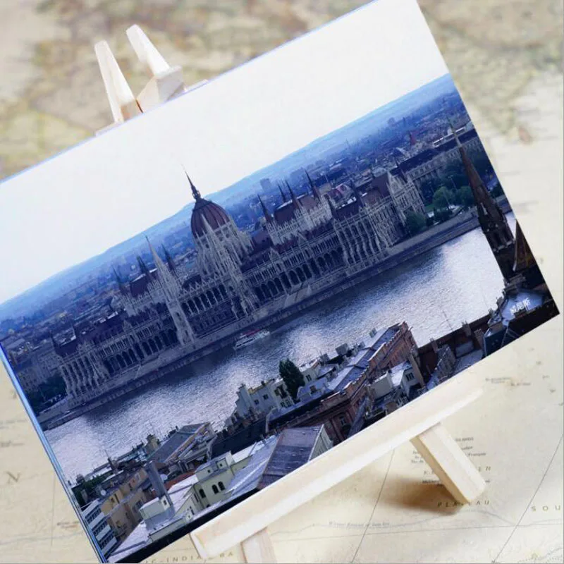 6 шт./лот серия Charming City-венецианские поздравительные открытки Бумажные