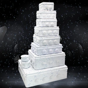 

Wholesale Outdoor waterproof IP65 IP66 ABS Plastic Waterproof Junction Box Electrical Connection Box Cable Branch DIY