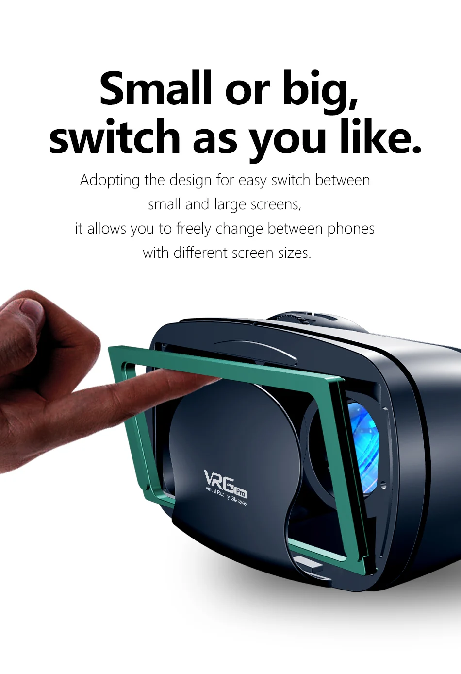 3d capacete realidade virtual vr óculos para