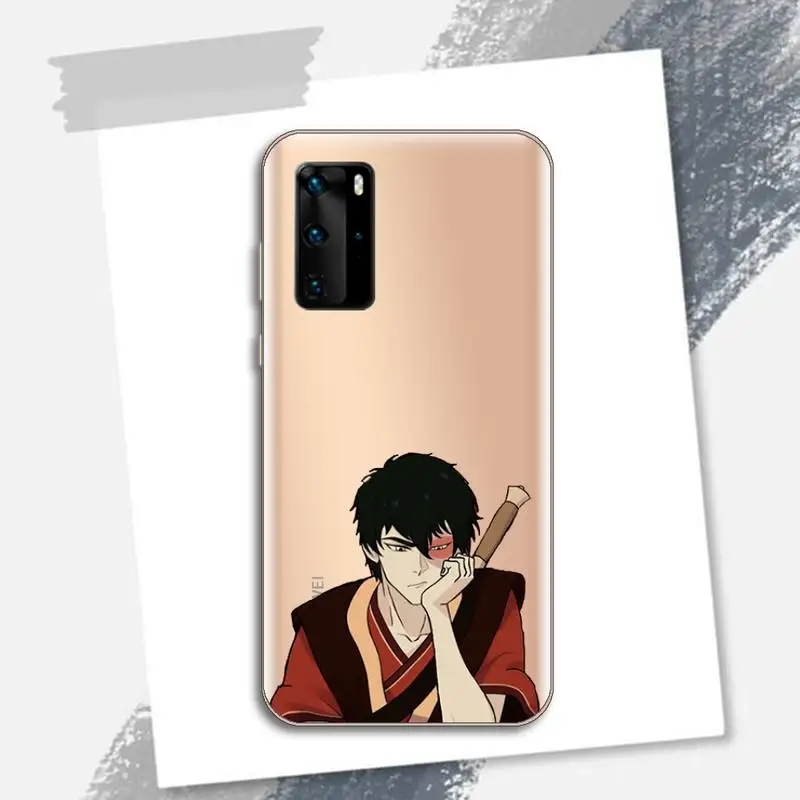 

Avatar the Last Airbender Phone Case Transparent for Huawei P honor 8 10i 20 30 40 smart 2019
