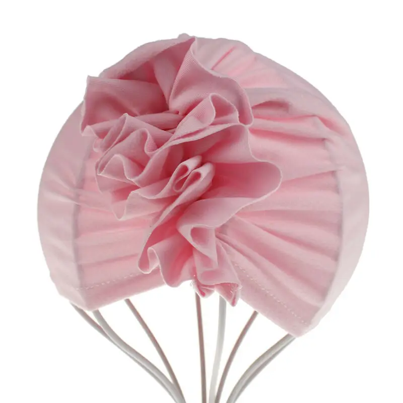 Милая Хлопковая шапочка-чалма с бантиком для новорожденных маленьких мальчиков