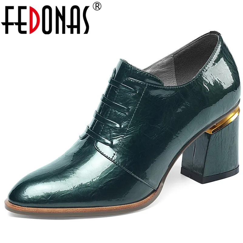 FEDONAS/Брендовые женские туфли лодочки на высоком каблуке Пикантные вечерние из
