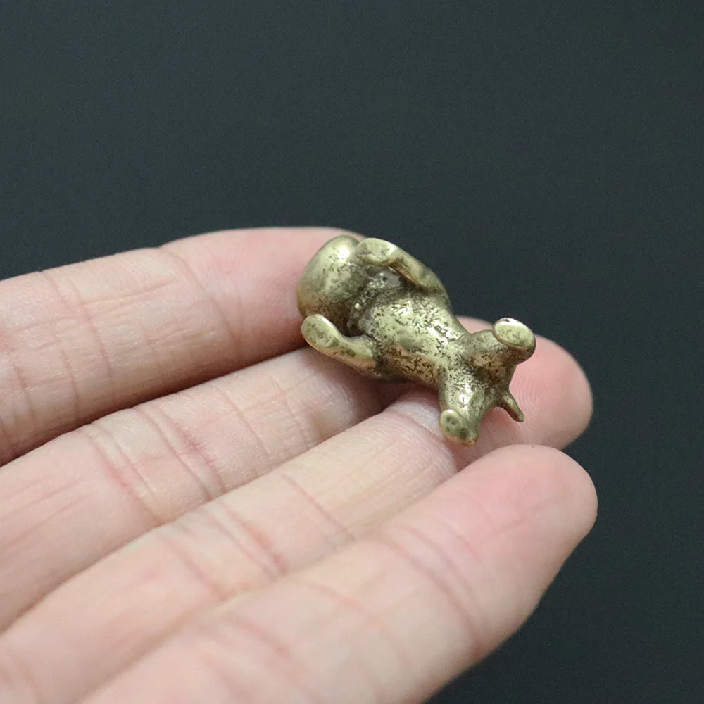 Цепочка для ключей ручной работы винтажная Подвеска из твердой латуни в форме