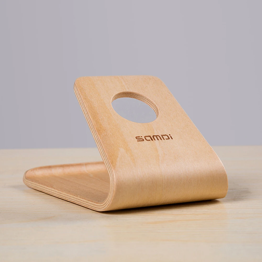 Береза/орех легкий тонкий дизайн деревянная фотоподставка держатель для iPhone X 11 XR