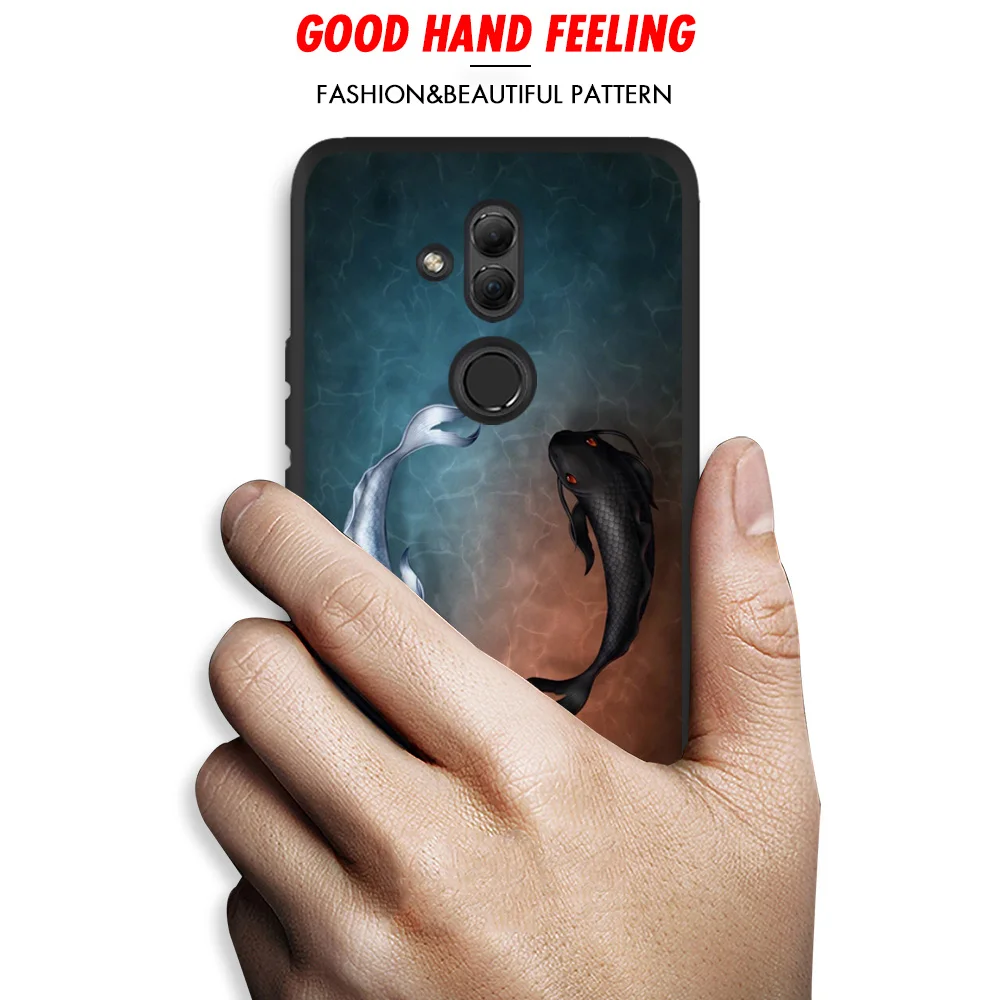Back Phone Cover Case For Mate 20 Pro 20x X Cartoon Protective for Huawei lite Light Knockproof Fashion Capa | Мобильные телефоны и