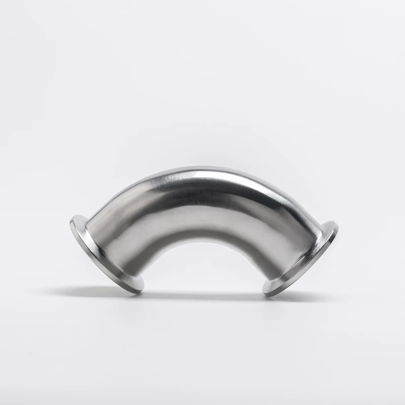 45 мм - 63 мм 304 Санитарный нержавеющий тройной зажим 90 градусов локоть стальной зажим для домашнего пивоварения.