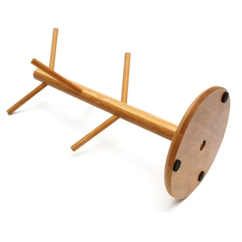 6 крючков в форме дерева деревянная кофейная чашка держатель для хранения