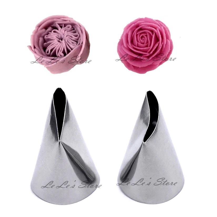 1 шт. большой лепесток розы нержавеющая сталь Кондитерская насадка украшения