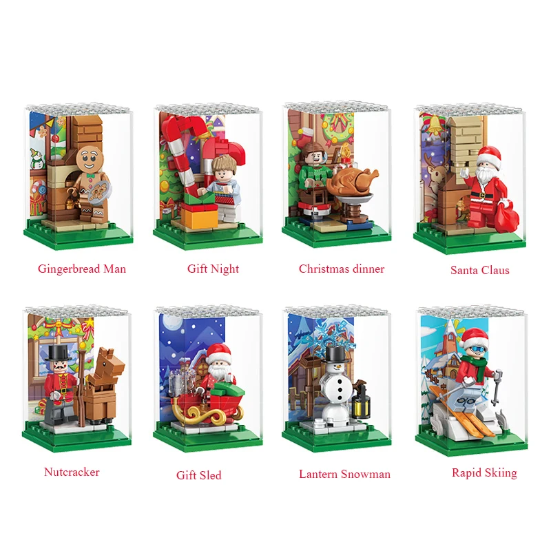 Рождественская серия невидимая коробка с подвеской домашние аксессуары модель