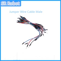130pcs2set jumper wire cable male to male solderless flexible wires for breadboard 65 jump wires electric bread plate line