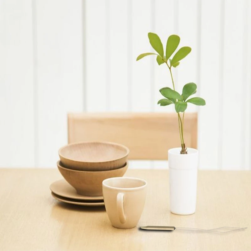 

1PCS Extra-Long Brass Bobbin Threader Fly Tying Tool Half Hitch Handle Tool Fly Fishing Thread