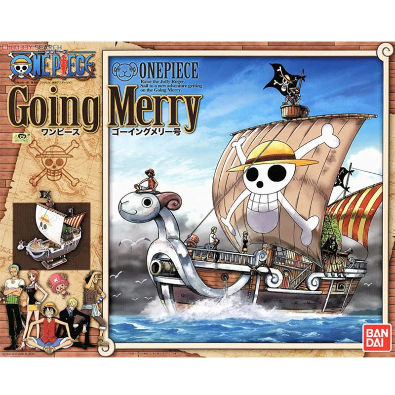 Оригинальный Bandai цельный отличный корабль веселый Луффи Золотая Русалочка