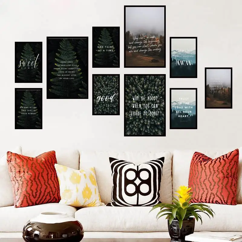 

Today Is a Good Day Quote Motivational Office Encouraging Quotes Positive Sayings Dorm Home Decor Canvas Wall Art Prints