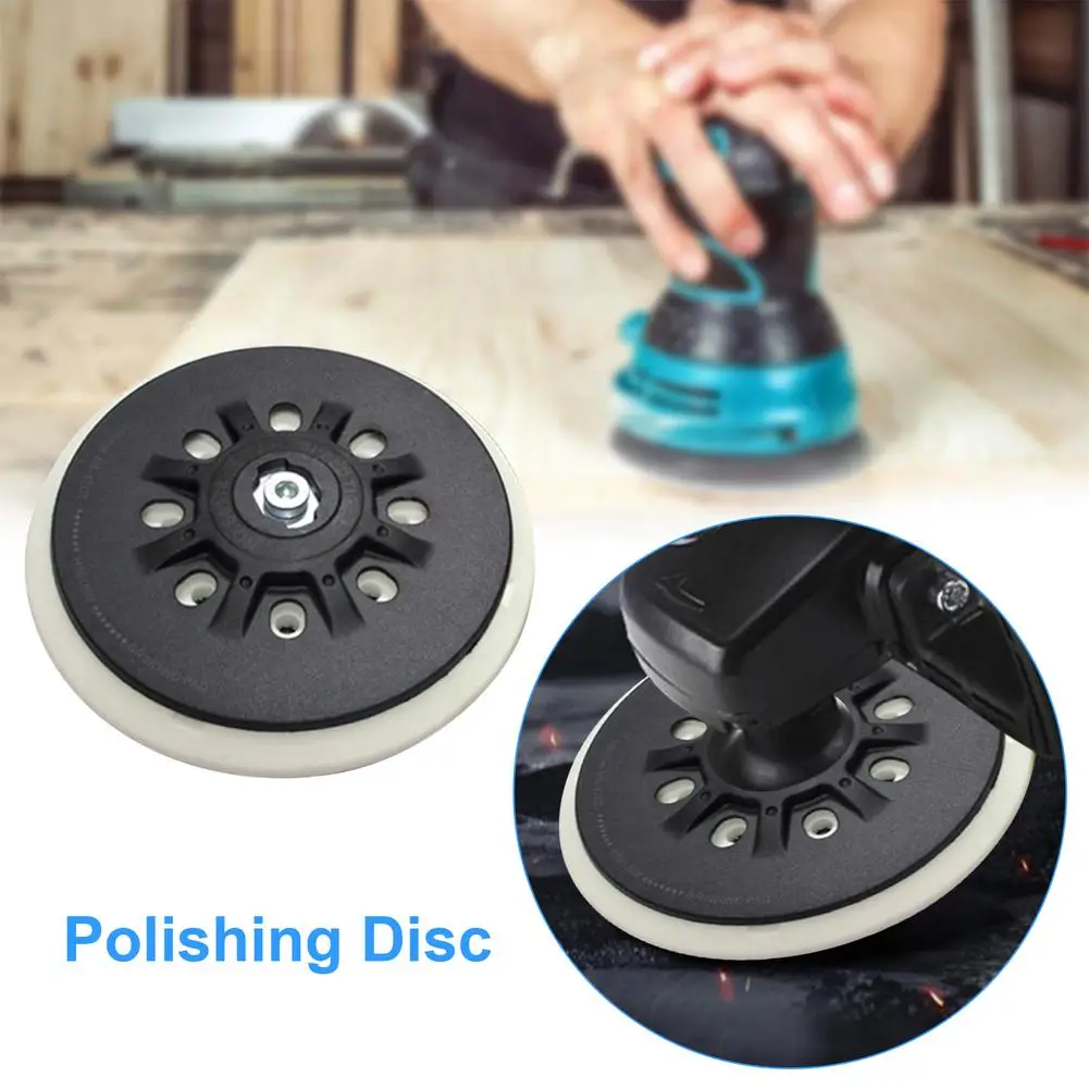 

6 Inch 17 Hole Speed Tiger Polishing Disc Flocking Sandpaper Sticky Disc Dry Grinder Grinding Head 498987 Grinding Disc