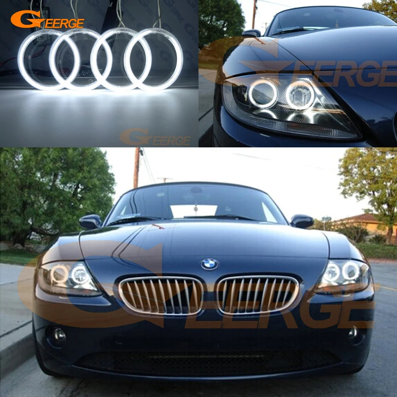 

Excellent Ultra bright CCFL Angel Eyes Halo Rings kit car Accessories For BMW Z4 E85 E86 2002 2003 2004 2005 2006 2007 2008