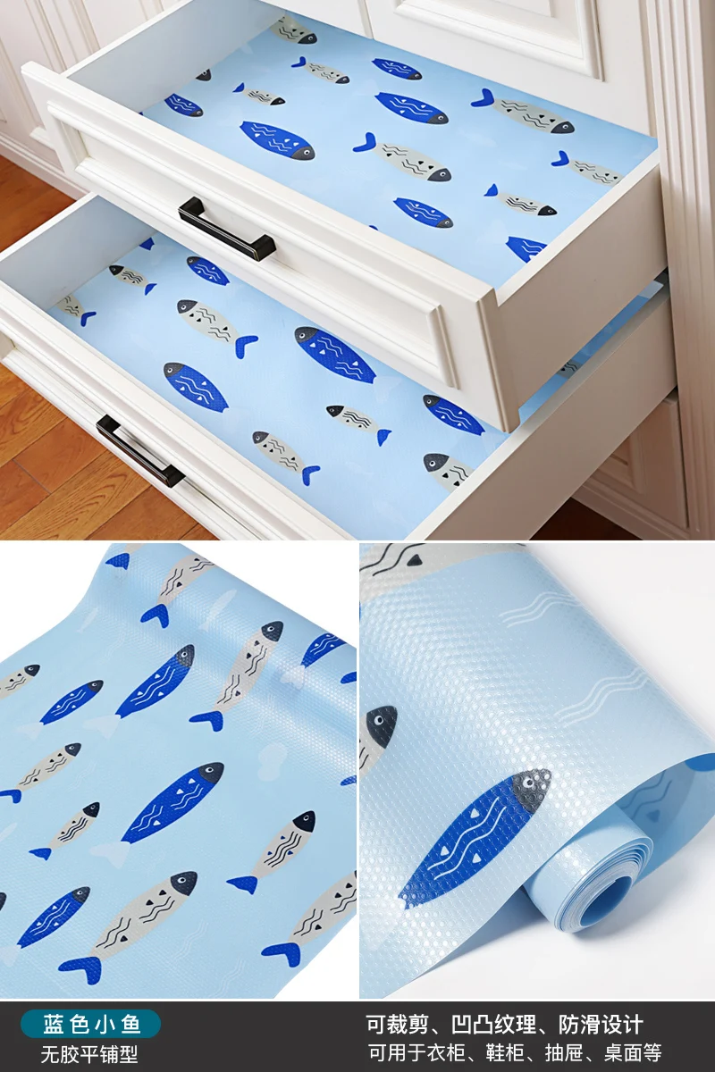 

Non Slip Drawer Liner Kitchen Mildew Proof Cabinet Shelf Liner Waterproof Fridge Shelf Mat Mesa Cocina Home Organization DK50DL