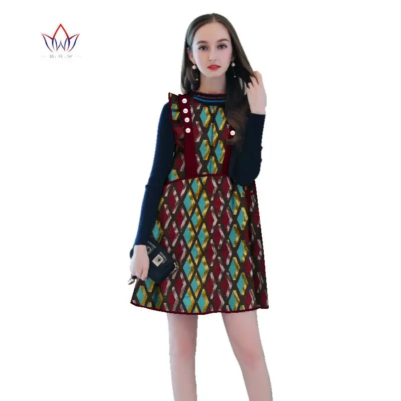 Халат Дашики африканские платья для женщин хлопковая традиционная одежда с