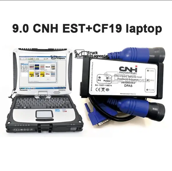 

CF19 laptop+ CNH Est New Holland diagnostic scanner tool support New Holland&CASE Agriculture tractor STRYR diagnostic kit