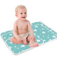 baby changing mat washable diaper pad portable reusable newborns nappy bed sheet foldable waterproof play cover infant bedding