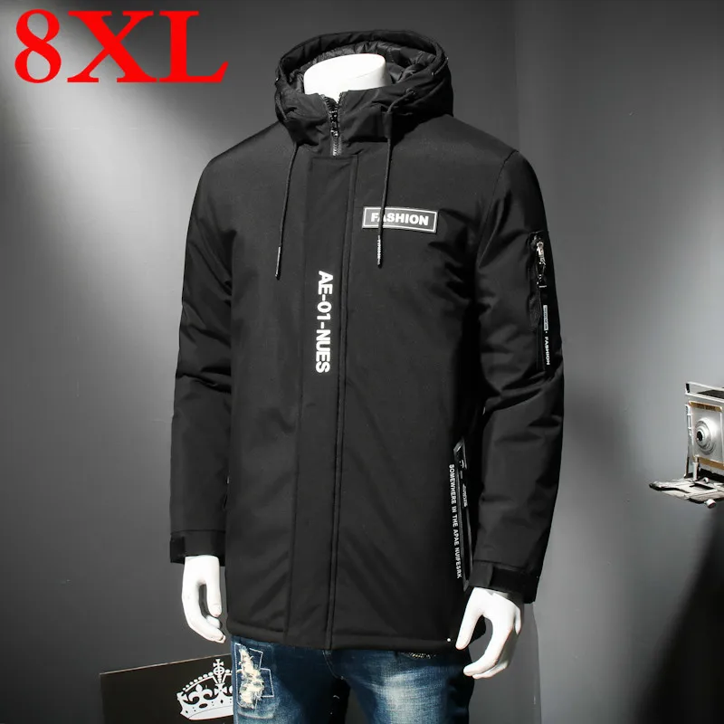 Большие размеры 8XL 7XL 6XL 5XL Новое мужское зимнее пальто Высокое качество Мужская