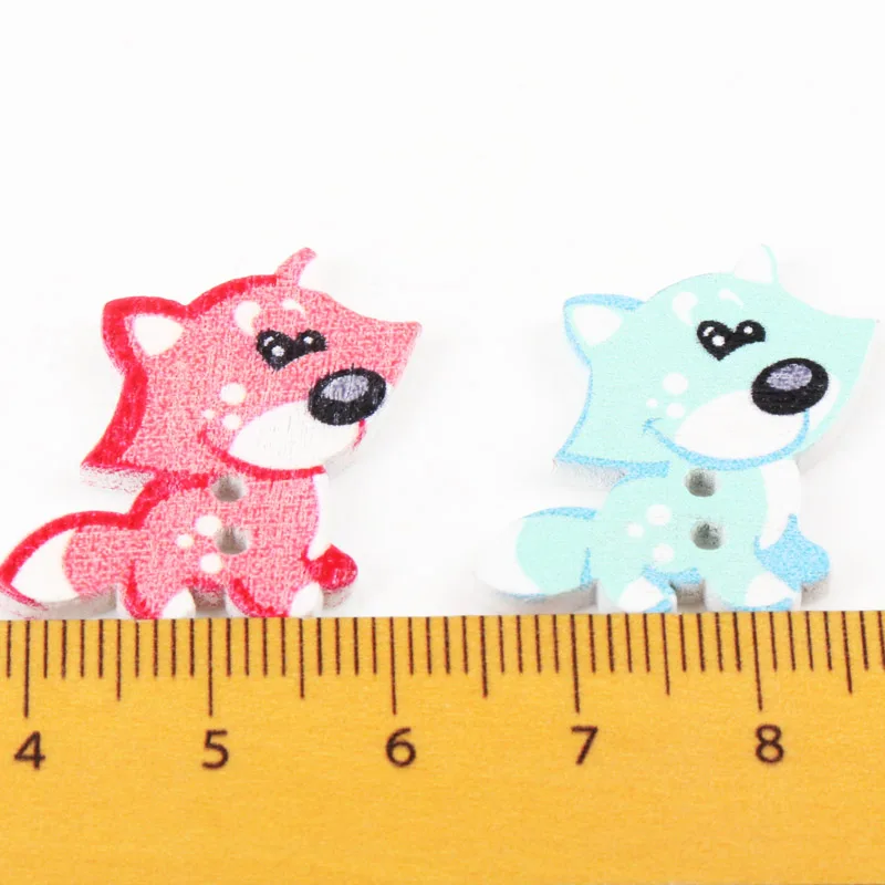 30 шт. декоративные деревянные картинки в виде собаки для скрапбукинга 27x26 мм | Дом