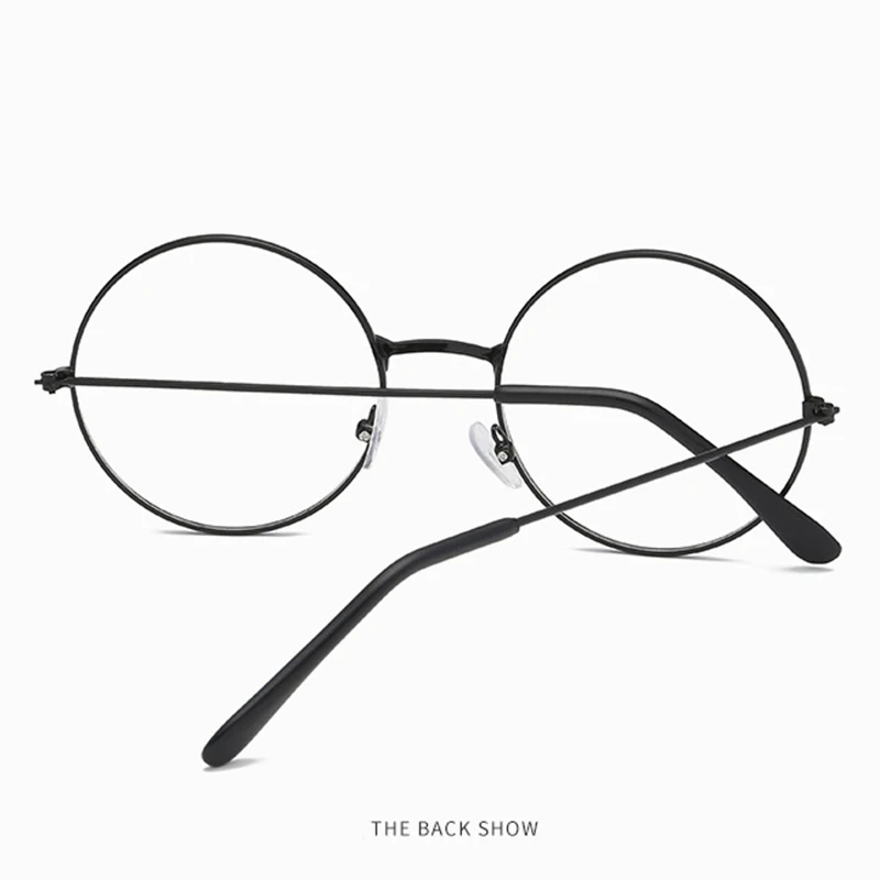 SAOIOAS винтажные Ретро очки в металлической оправе с прозрачными линзами модные