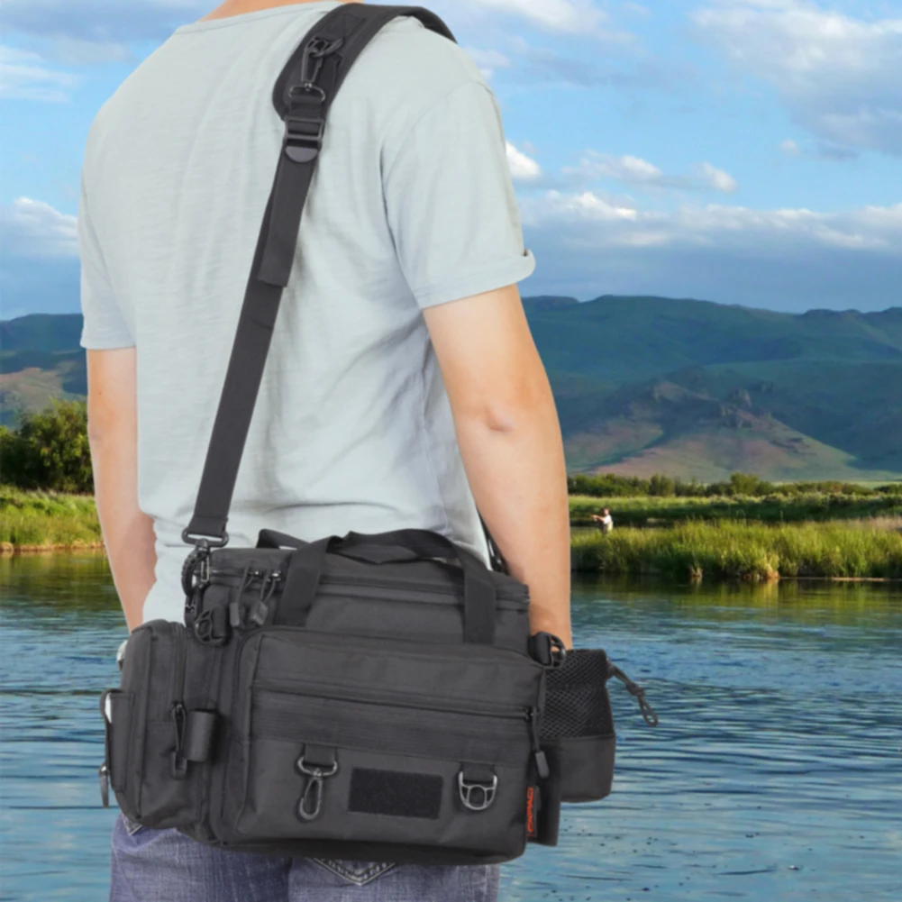 

Insulated Waterproof Storage Lightweight Multifunctional Lure Fishing Bag Tackle Portable Oxford Cloth Large Capacity Practical