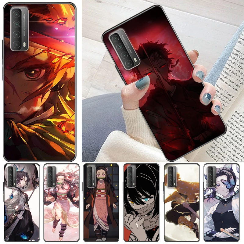 

Demon Slayer Kimetsu No Yaiba Kamado Nezuko Kamado Tanjirou Agatsuma Zenitsu Phone Case For Huawei P Smart Z 2019 2021 Funda