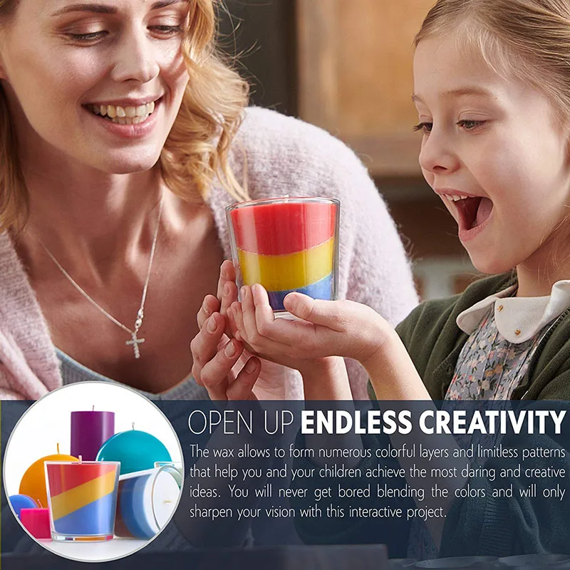 Восковой пигмент для самостоятельной сборки 20 цветов 2 г на цвет нетоксичный