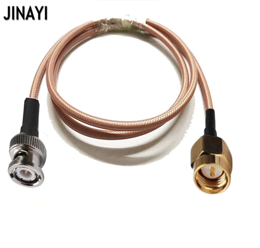 RG142 Кабель с низкими потерями SMA папа — BNC RF Обжимной коаксиальный соединительный