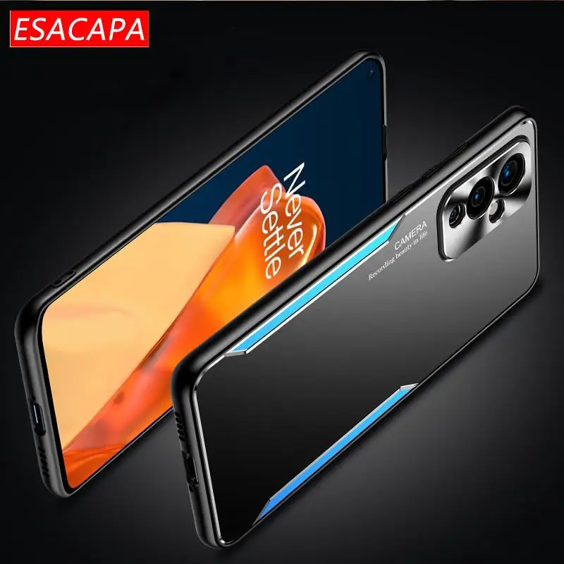 protection camera lens tpu phone case for oneplus 9r 9 pro aluminum anti fall cover for one plus le2101 le2100 le2121 le2125 free global shipping