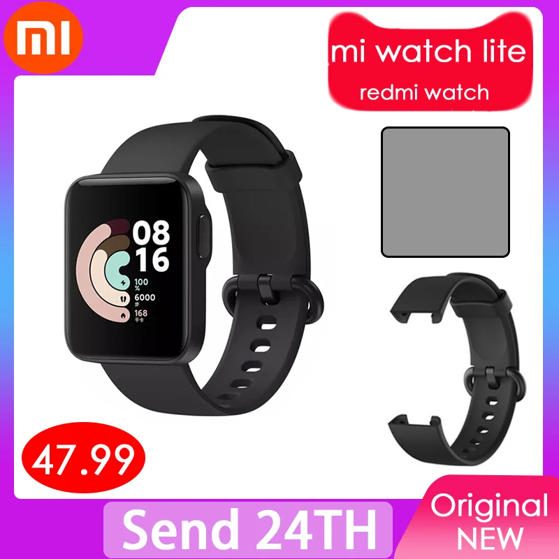 Смарт часы Xiaomi mi watch lite Redmi с пульсометром и монитором сна|Смарт-гаджеты| |