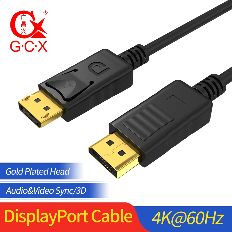 Кабель GCX DP с высоким разрешением 4K 1080P Thunderbolt Displayport для отображения порта кабель 1