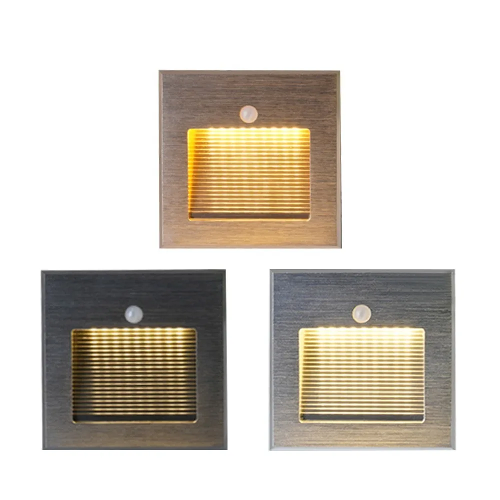 Светильник Настенный утопленный в стиле ретро 3 цвета автоматическое