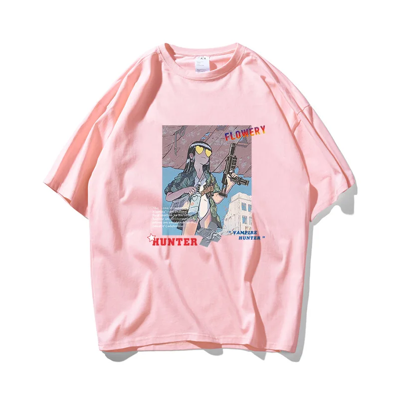 

Japan Style Print Hip Hop Oversize Couple T Shirt Men Streetwear Harajuku Tshirt Short Sleeve Cotton Loose HipHop T-Shirt Basic