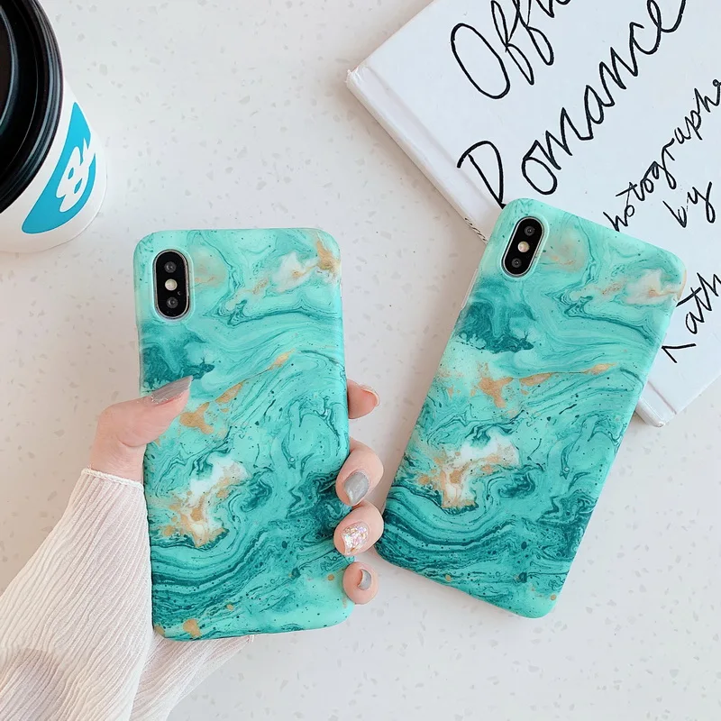 MOESOE чехол для телефона с мраморным рисунком воды iPhone 11 Pro Max XS XR 7 8 plus мягкий