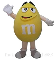 2019 advertising yellow chocolate candy mascot costume dress party adults cosplay high quality cartoon character unisex clothing