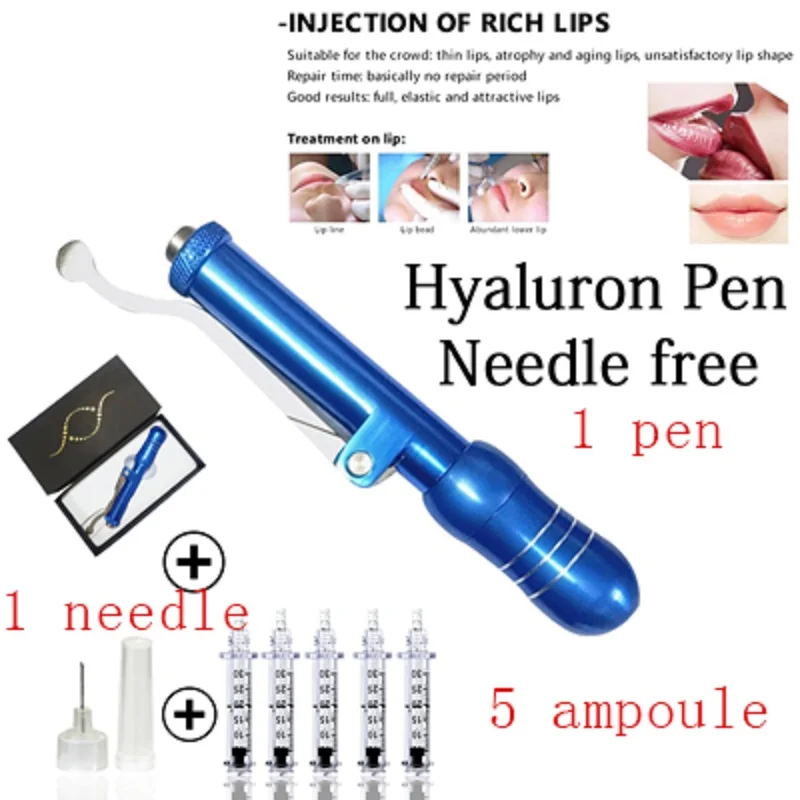 0 3 мл синяя гиалуронтувая ручка Регулируемая гиалуроновая meso распылитель