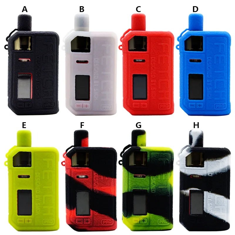 Protective silicone case for Smok Fetch Pro pod mod kit texture skin cover rubber sleeve shield 1pcs | Электроника