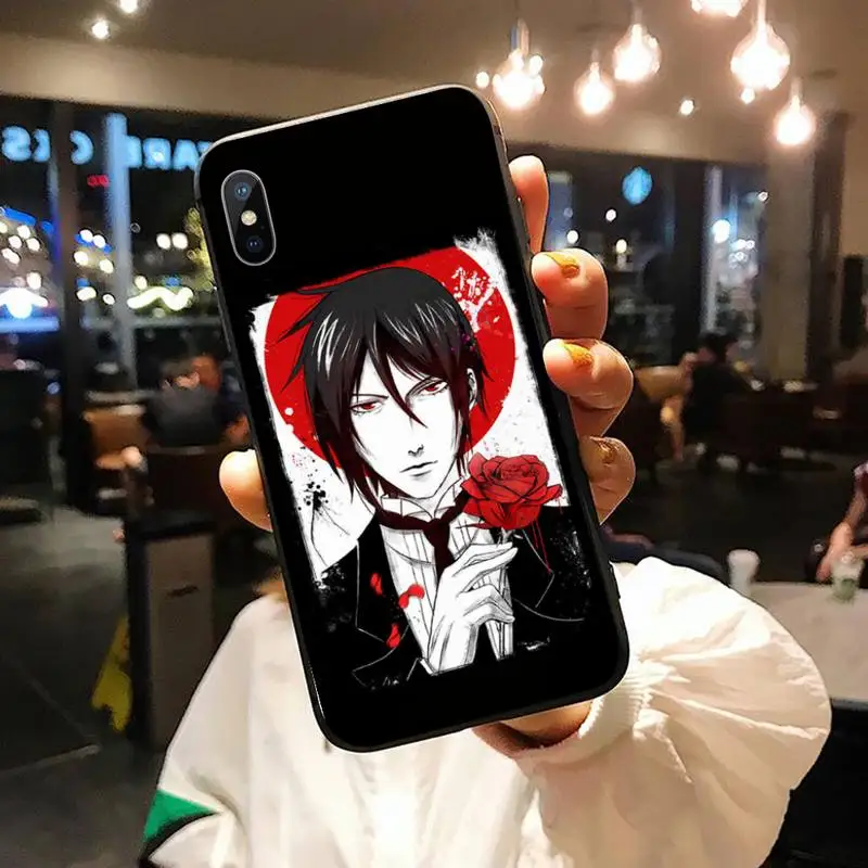 

Butler anime Contract Totem Phone Case for iPhone 11 12 mini pro XS MAX 8 7 6 6S Plus X 5S SE 2020 XR Anti-fall cover shell