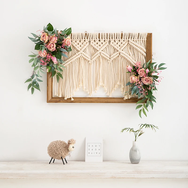 Декор для гостиной подвеска дома искусственный цветок искусственные украшения