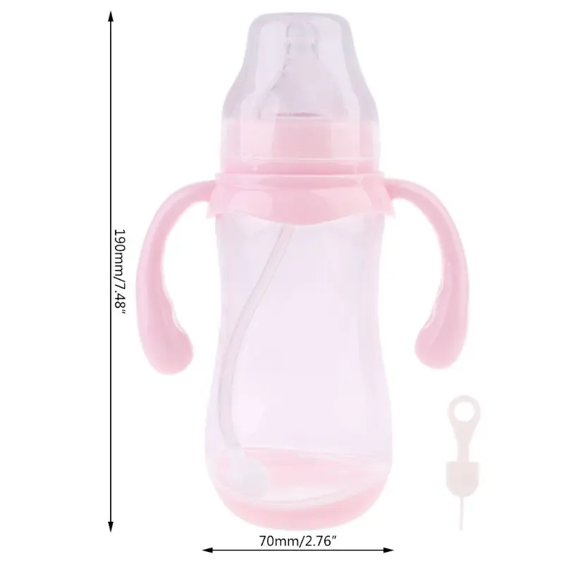 

1Pc 320ML Wide Neck Anti-colic Baby Infant Milk Feeding Nipple Bottle Nurser New