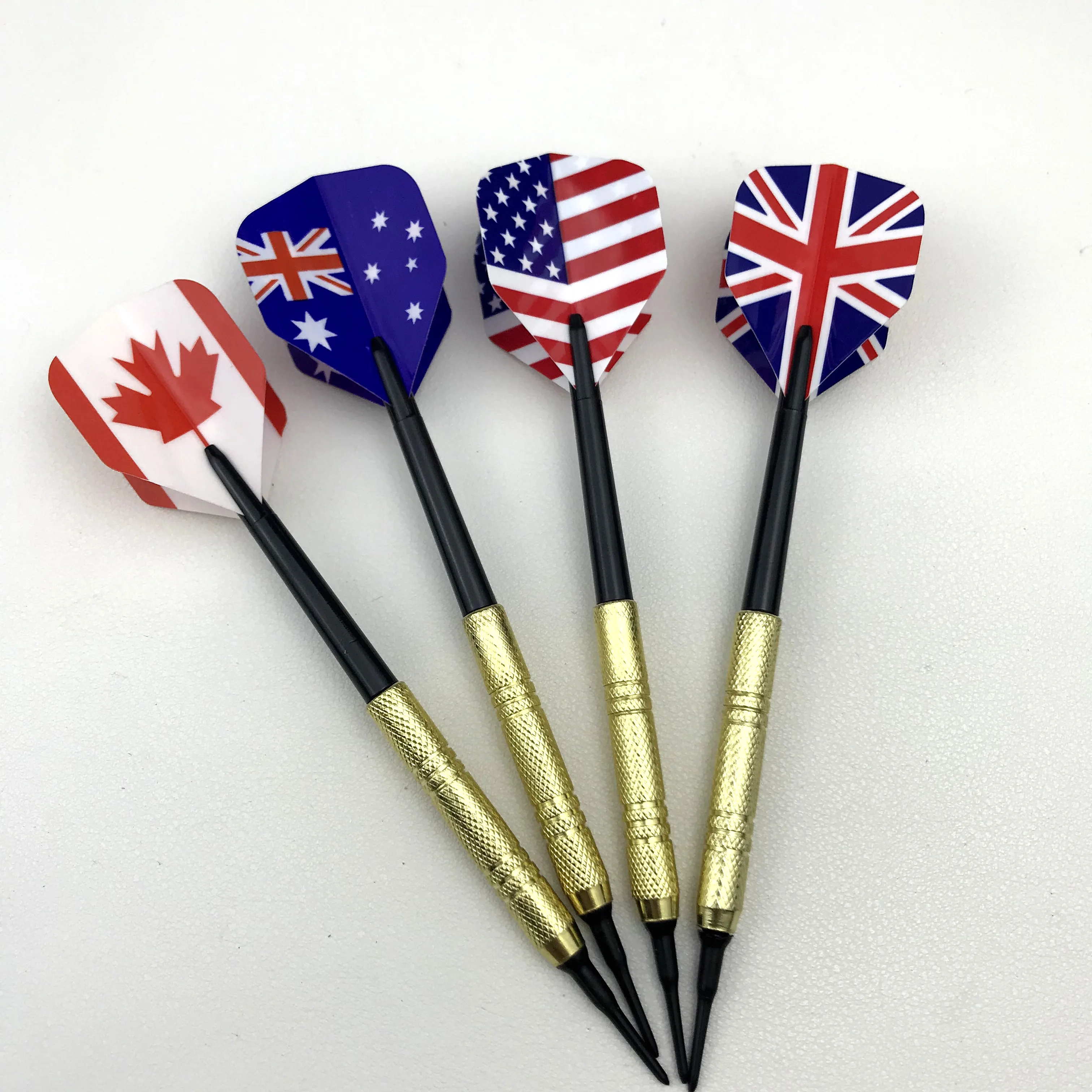 

6pcs professional gram soft soft dart set with additional plastic tips, equipped with 4 electronic dart flying devices 2020